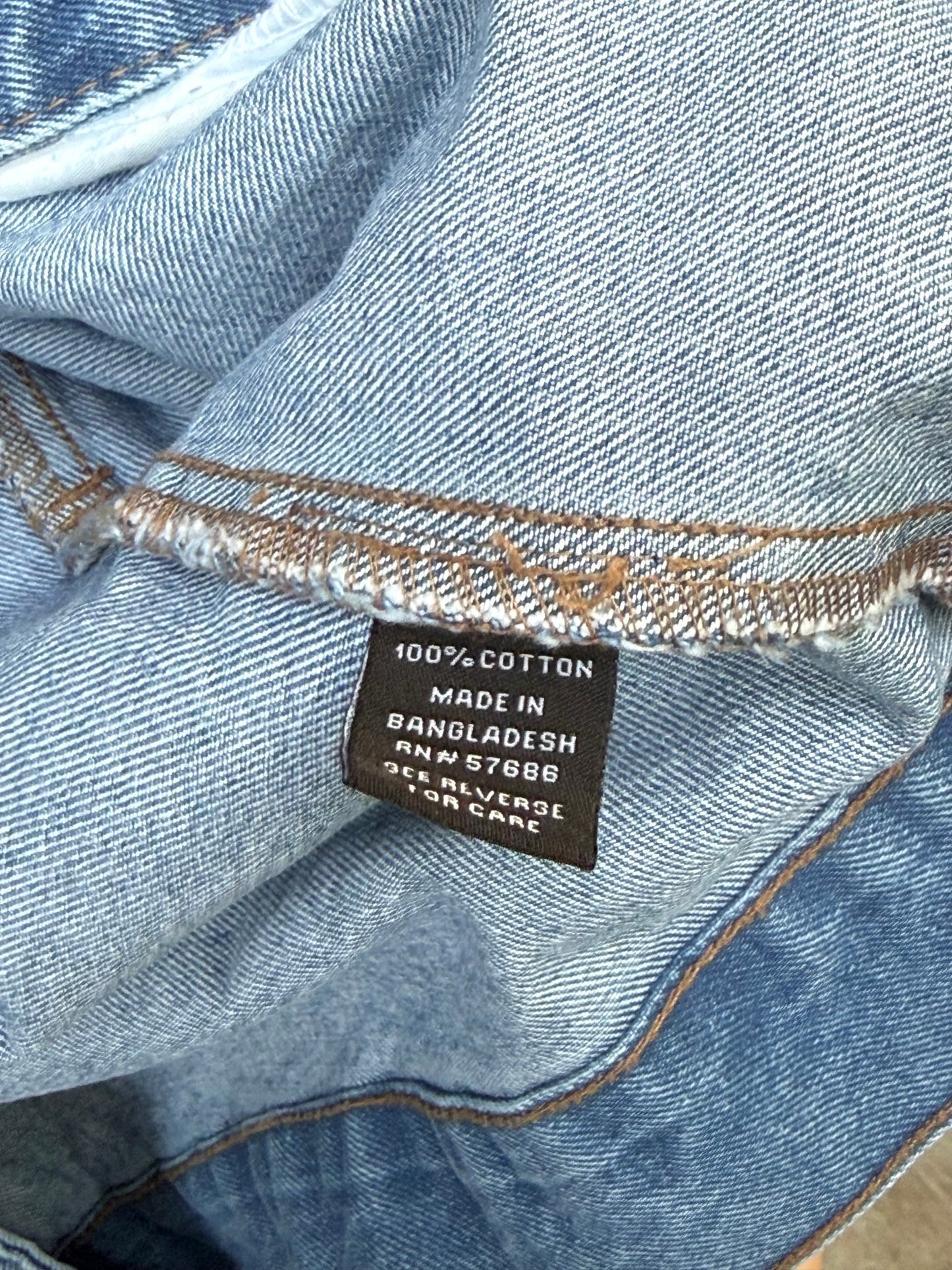 Denim Jacket with Waist Sash