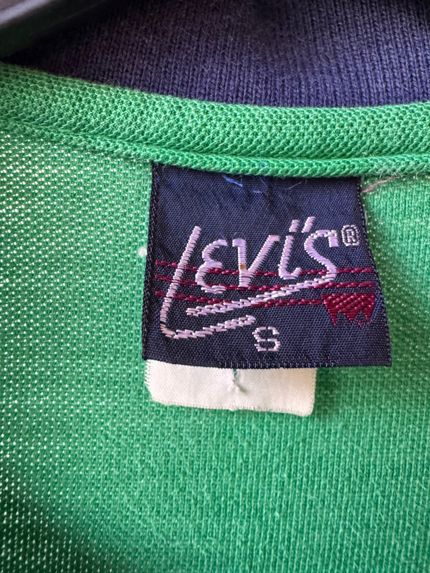 1970s Levi's Green 1/4th Button-Up Shirt