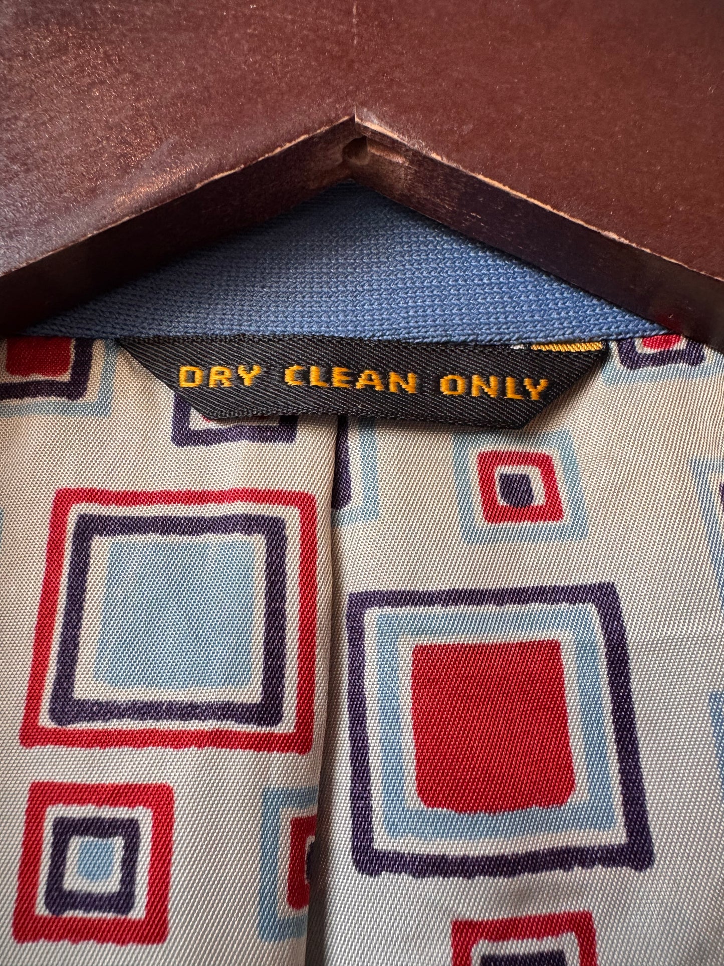 1970s Groovy Blue Suit Jacket & Pants Set