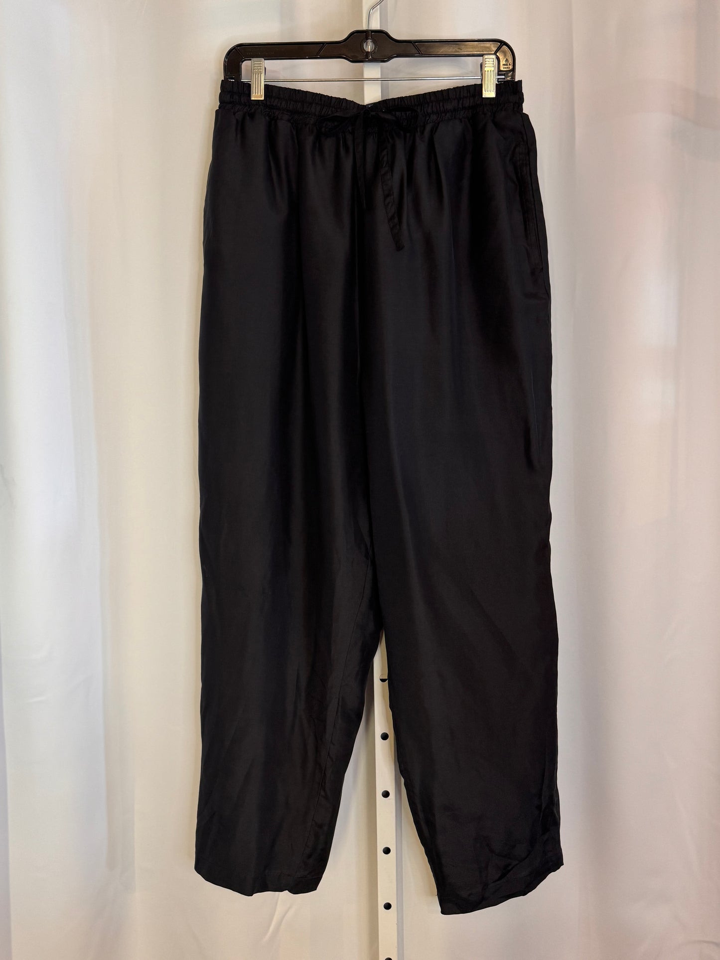 1990s Black Parachute Pants