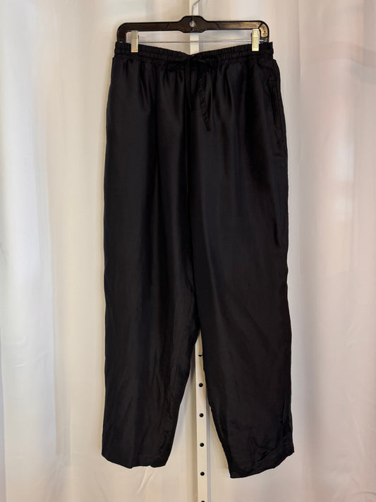 1990s Black Parachute Pants