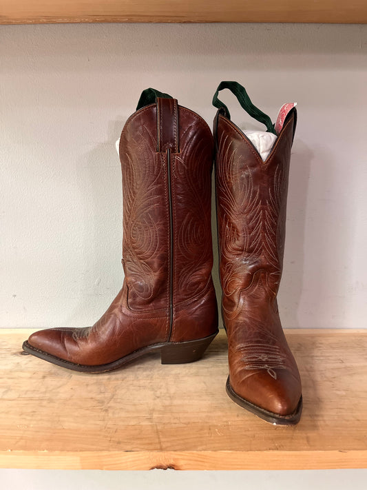 Code West Brown Leather Boots