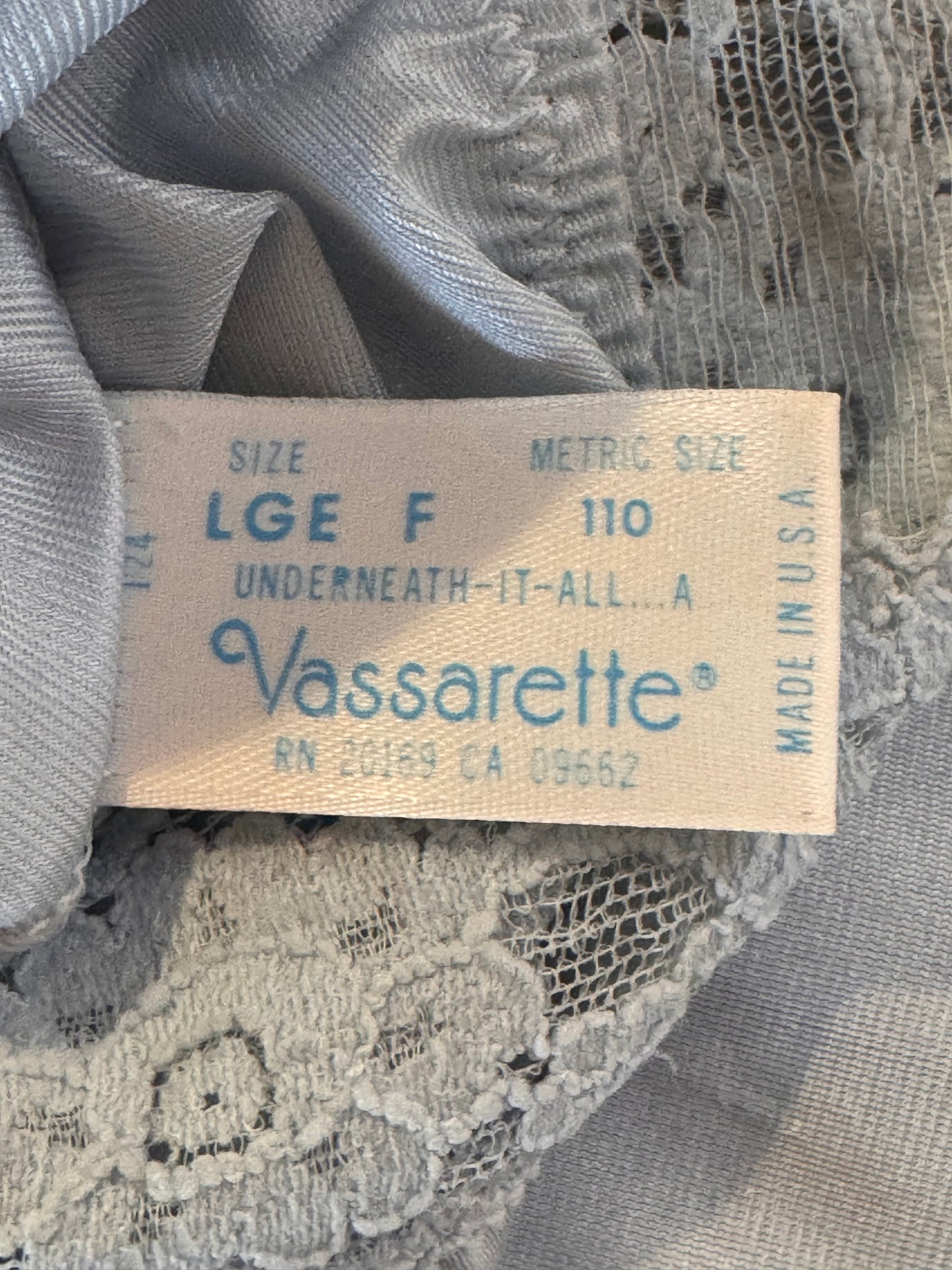 1970s Vassarette Blue Skirt Slip