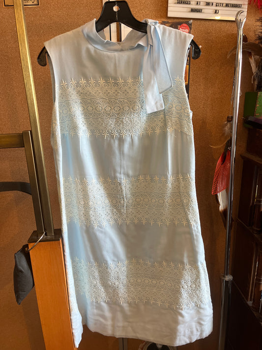 1960s Carole King Light Blue Dress