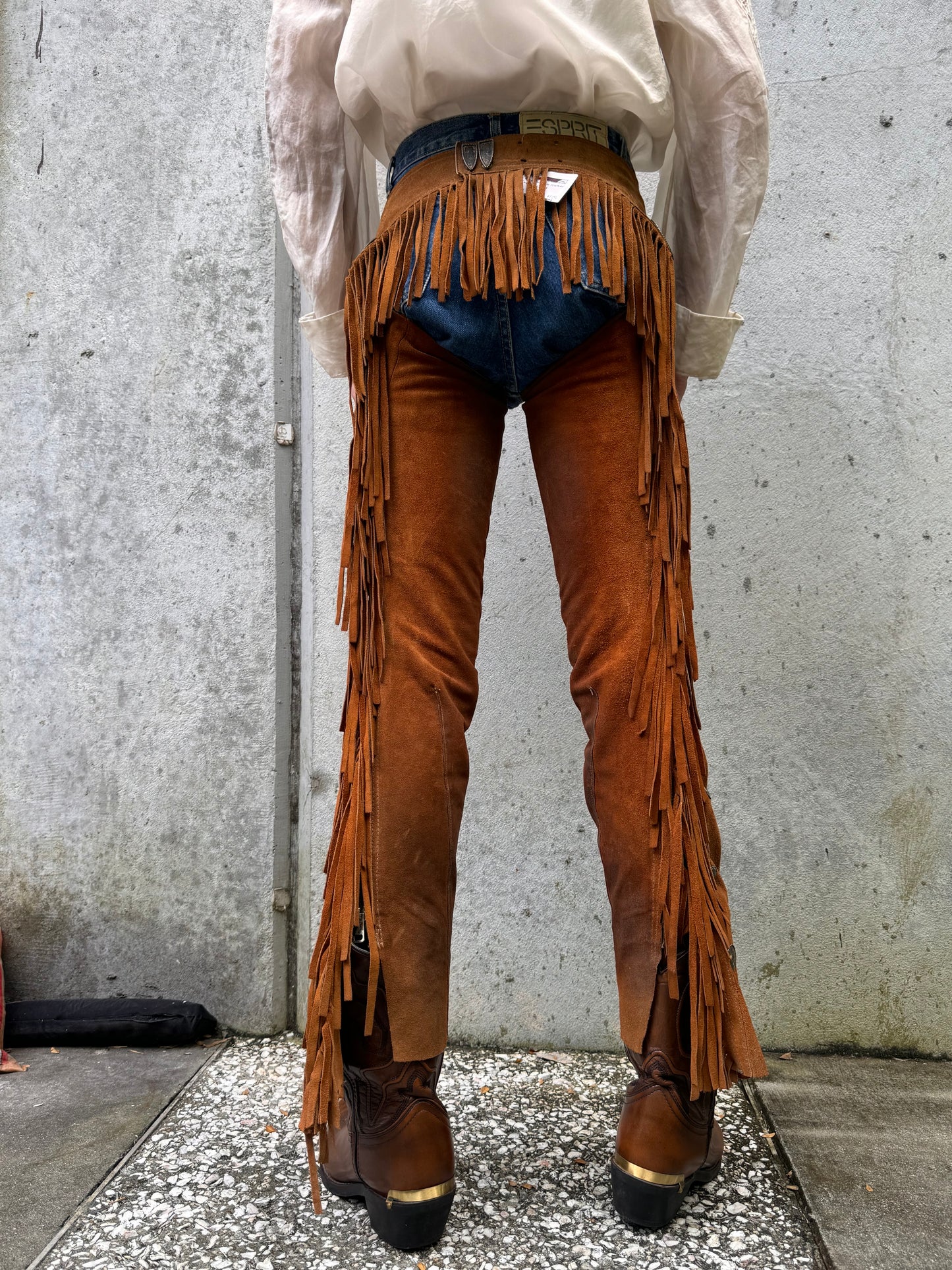 1970s Fringe Suede Chaps