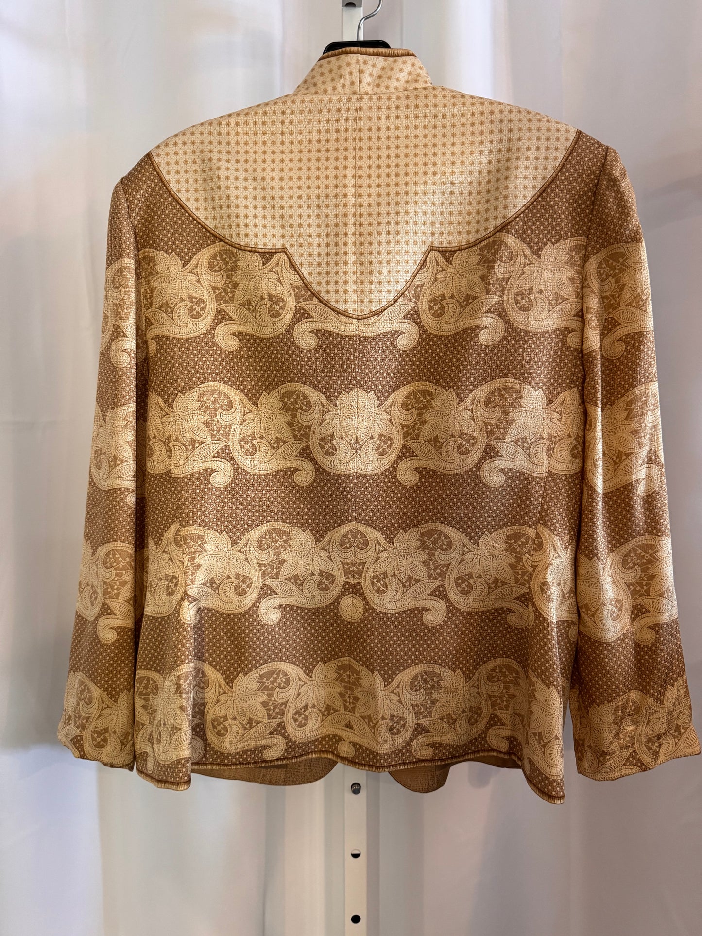 1980s Bronze Silk Jacket