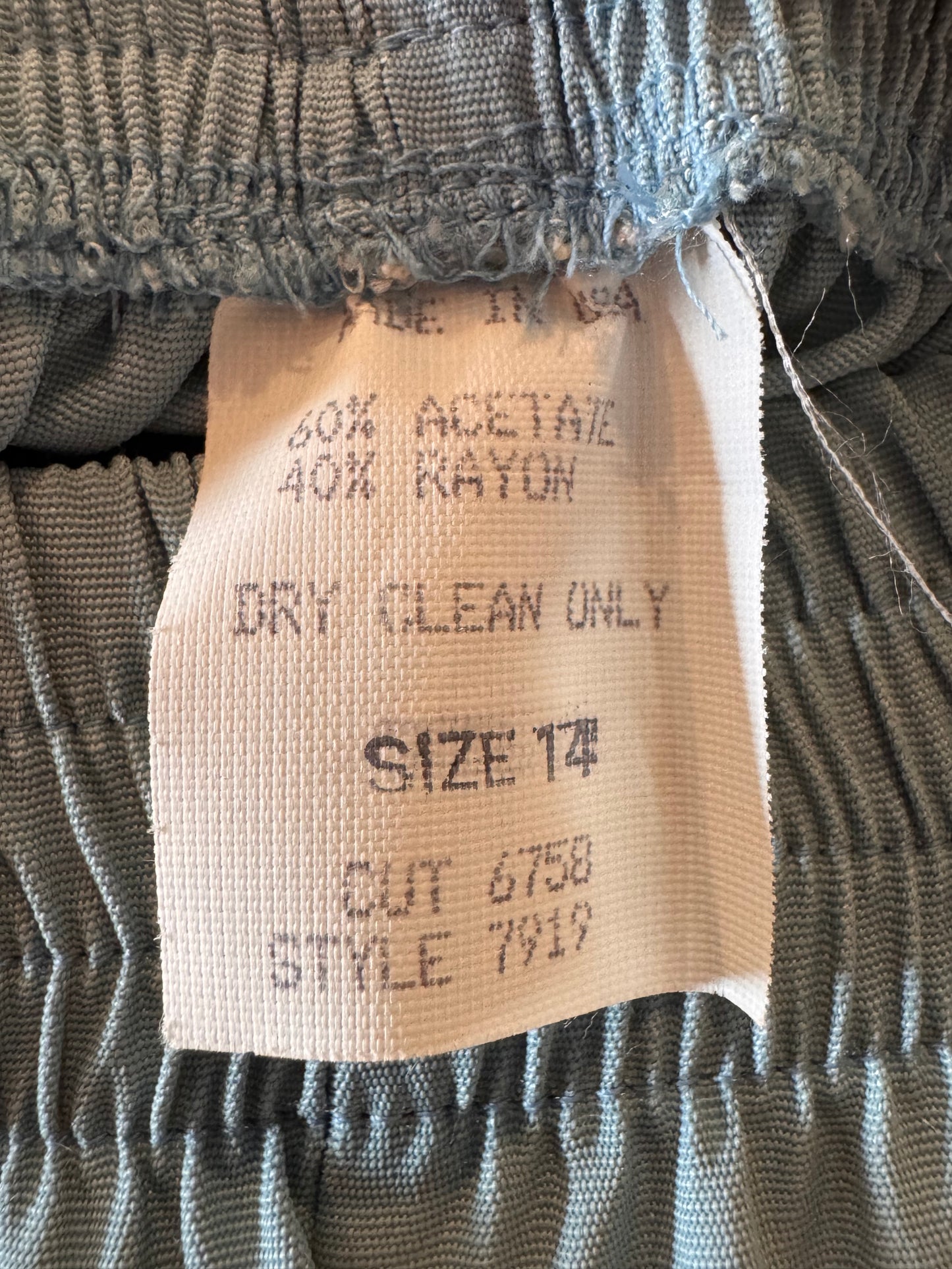 1980s Palladian Blue Pants