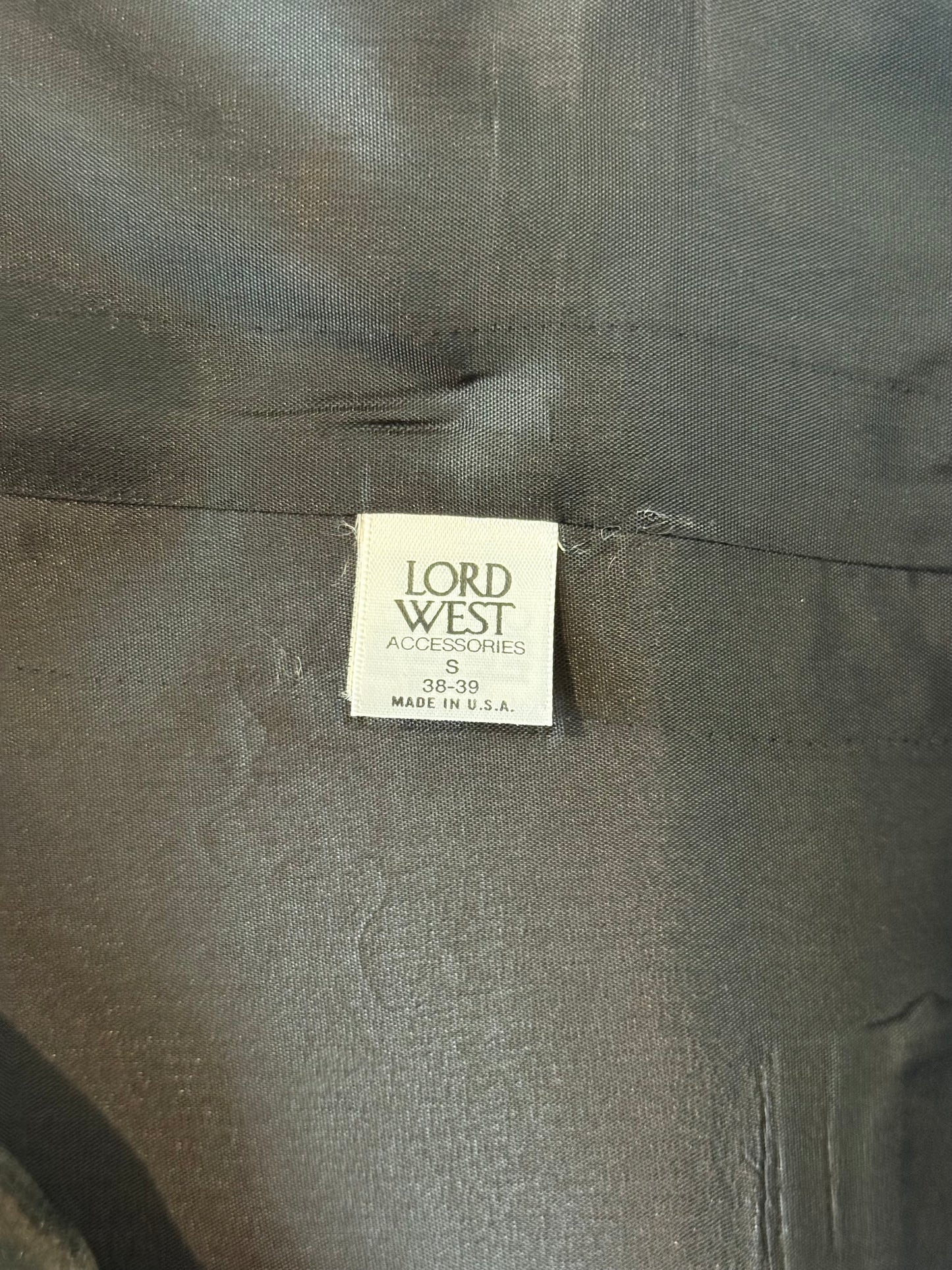 1980s Black Tuxedo Vest