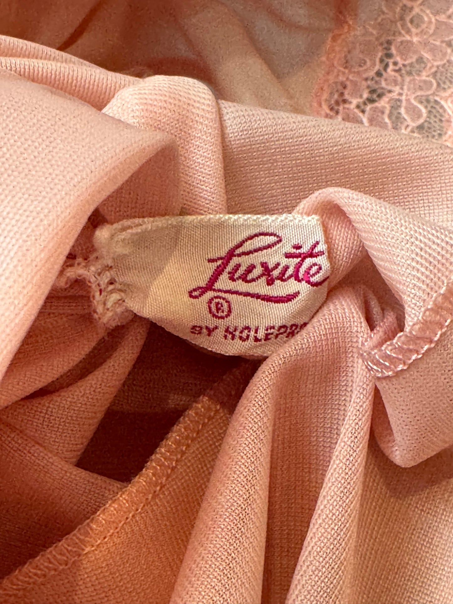 1950s Light Pink Slip Dress