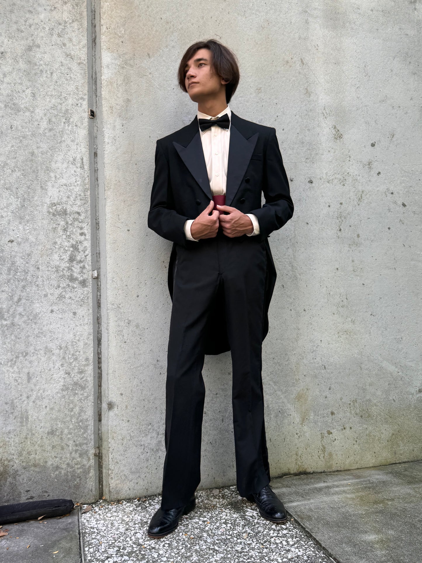 1980s Raffinati Black Tailcoat