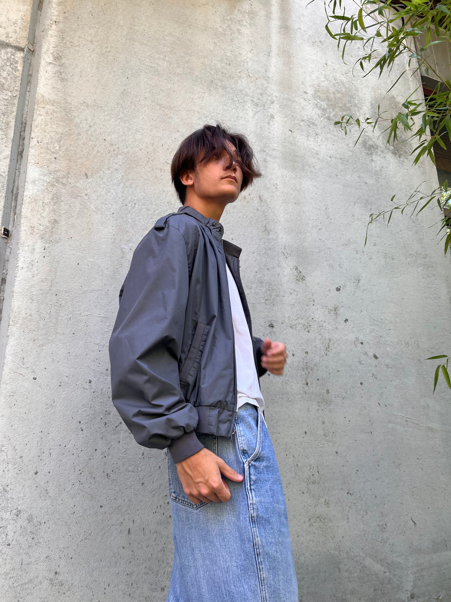 1980s Members Only Grey Jacket