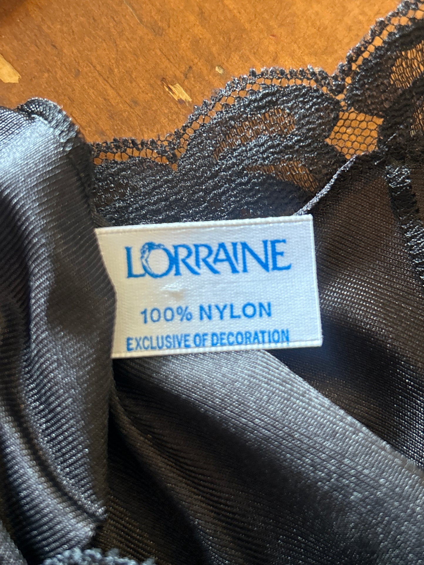 1970s Black Lace Camisole