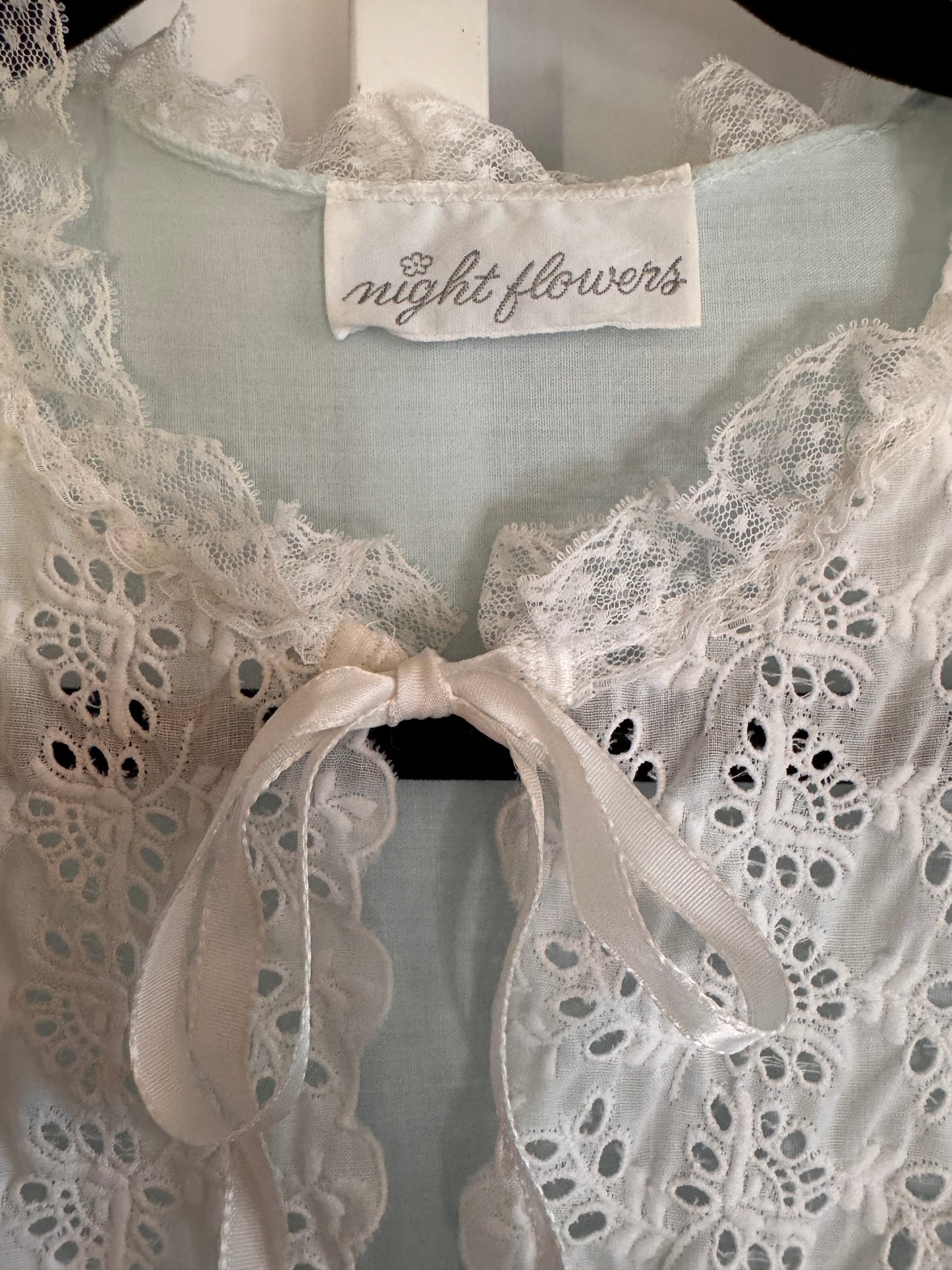 1970s Pastel Blue Nightgown