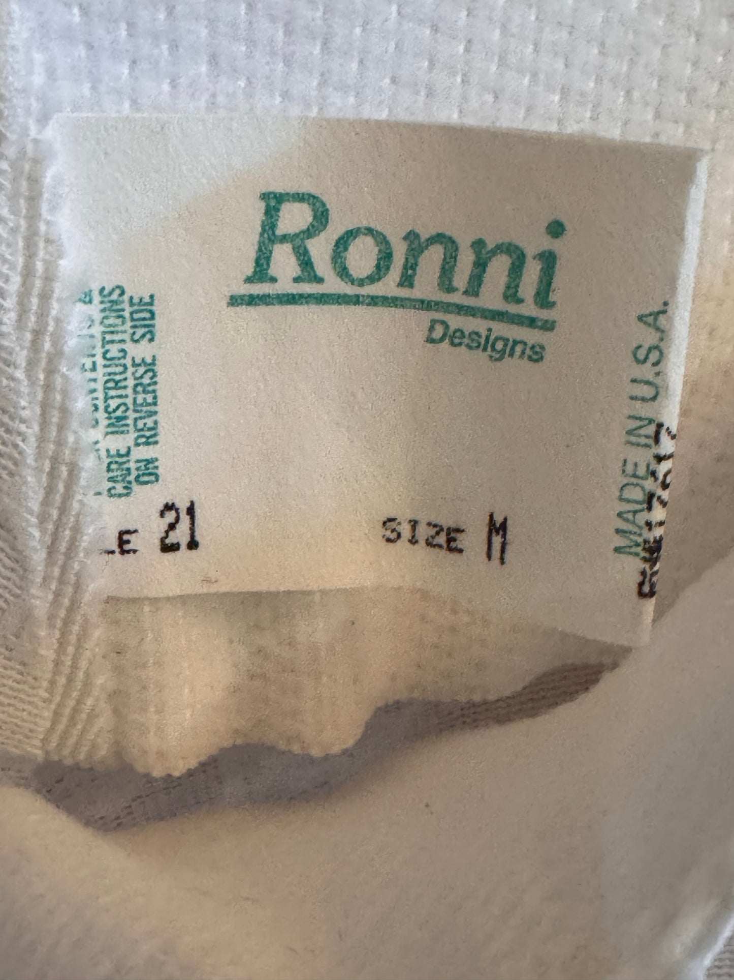 1980s Ronni White Shapewear Panty