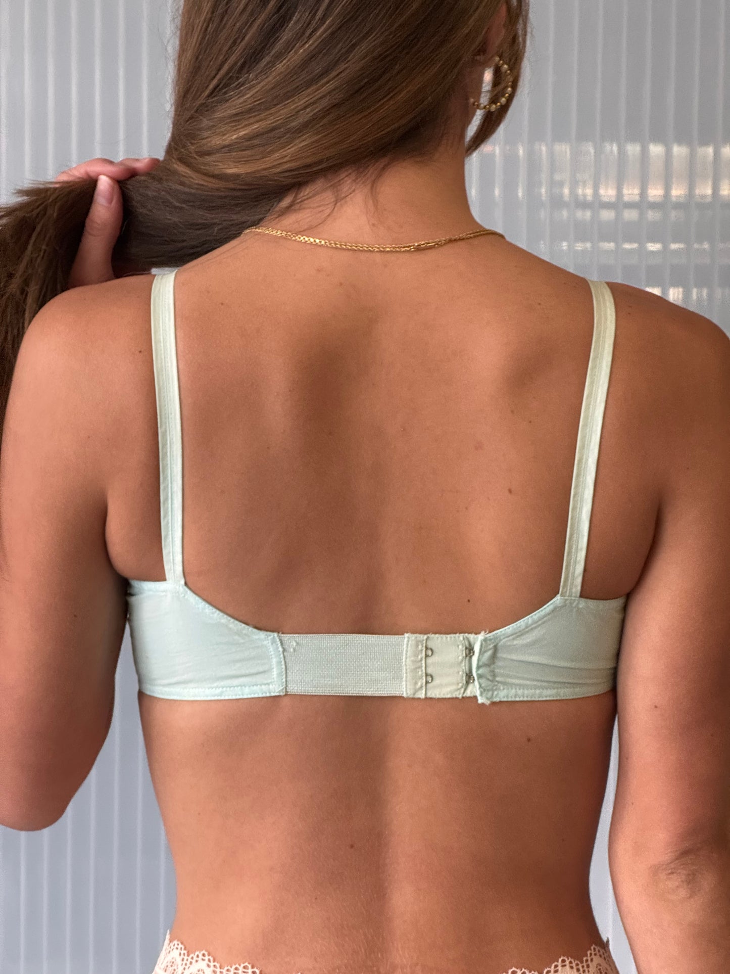 1950s Rondelay Bi-flex Blue Bullet Bra