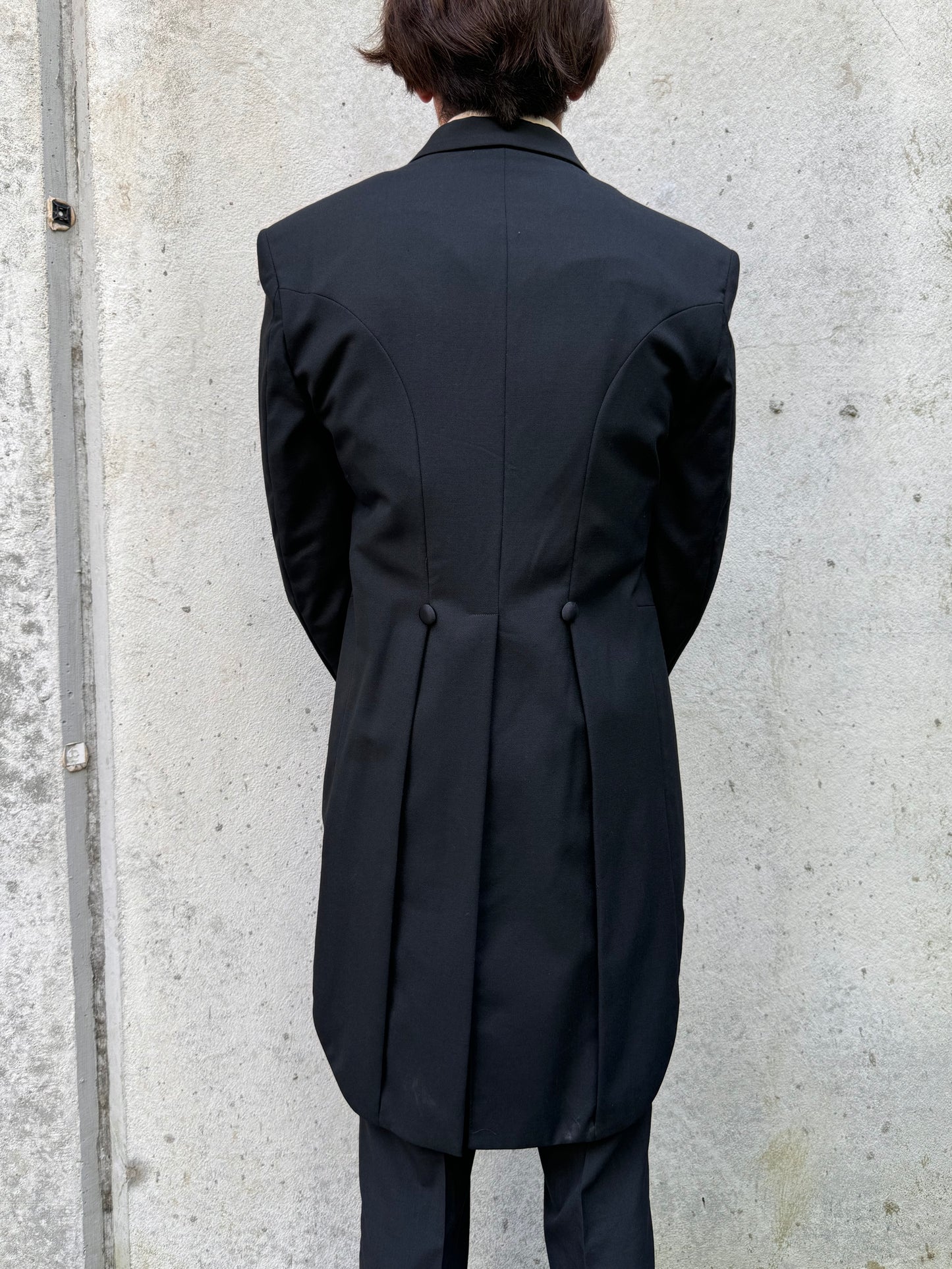 1980s Raffinati Black Tailcoat