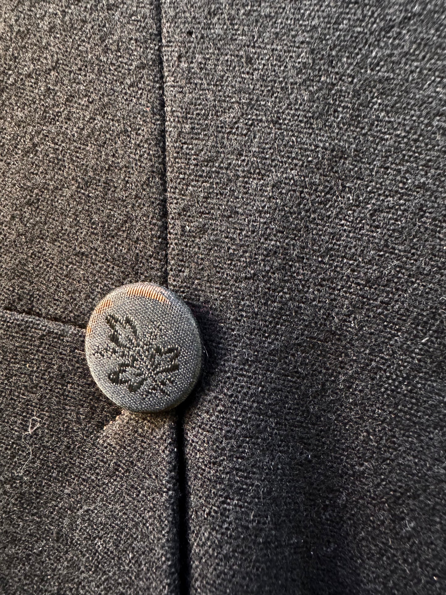 Edwardian Era Black Tailcoat Vest & Pants Set