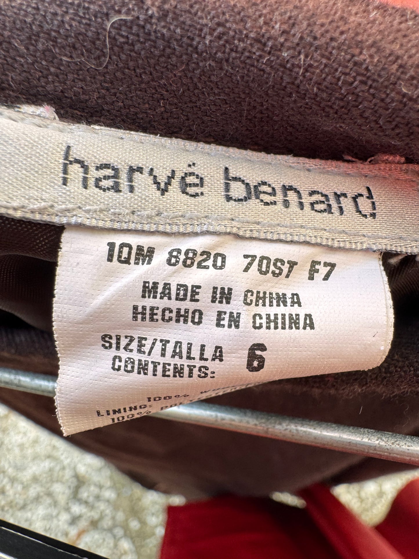 1970s Brown Wool Skirt with Pleats