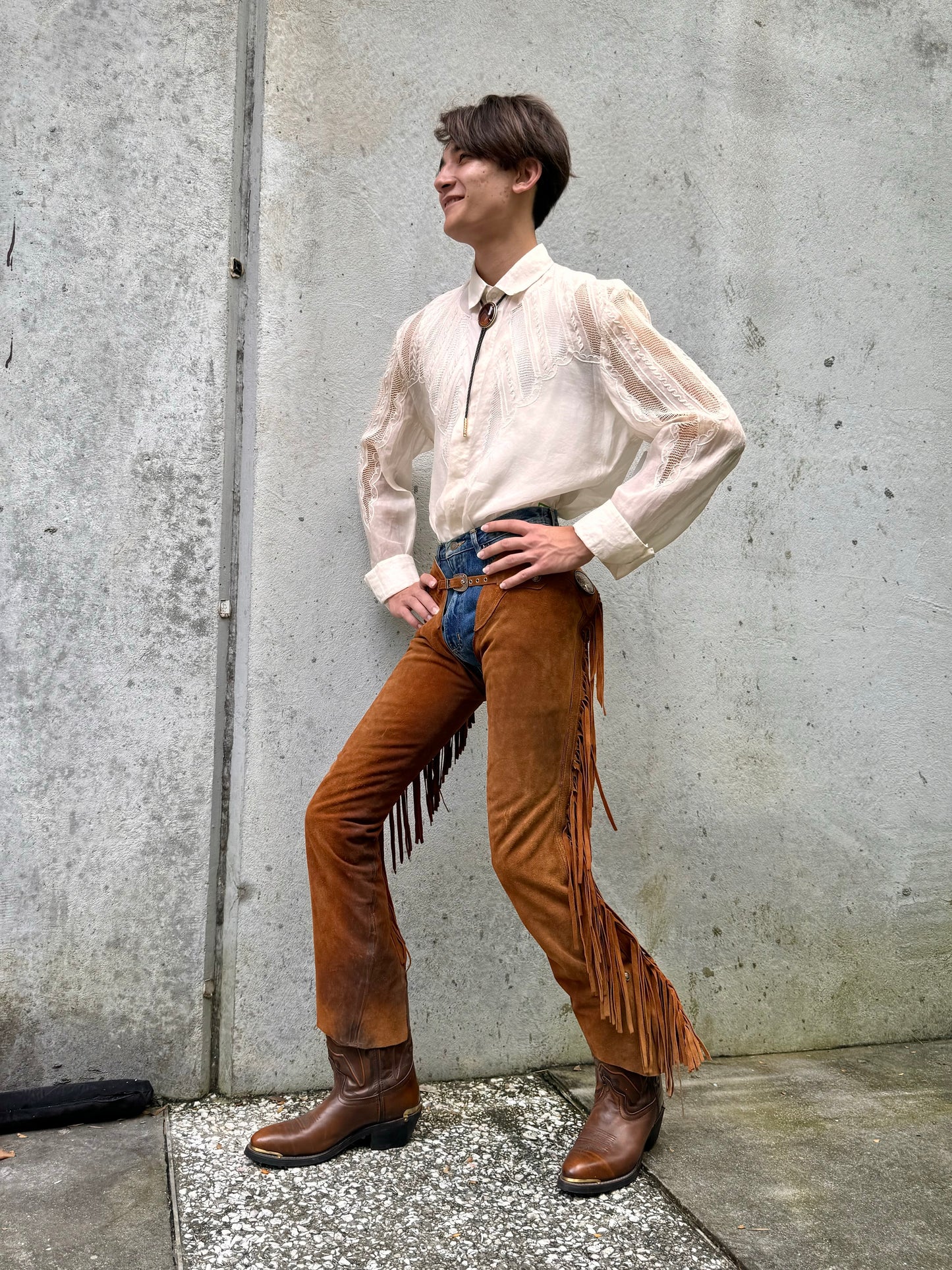 1970s Fringe Suede Chaps