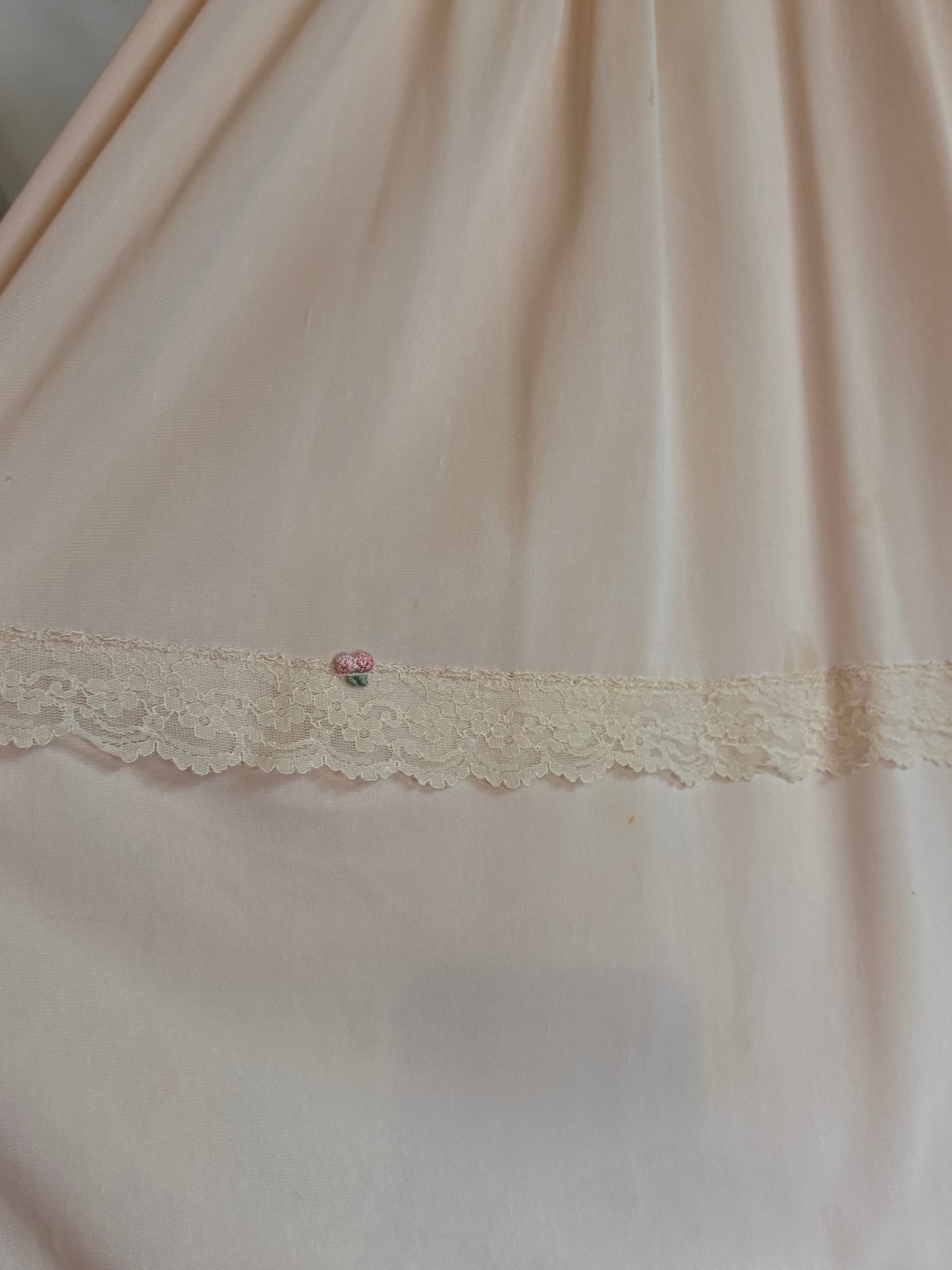 1960s Pink & Cream Pajama Top