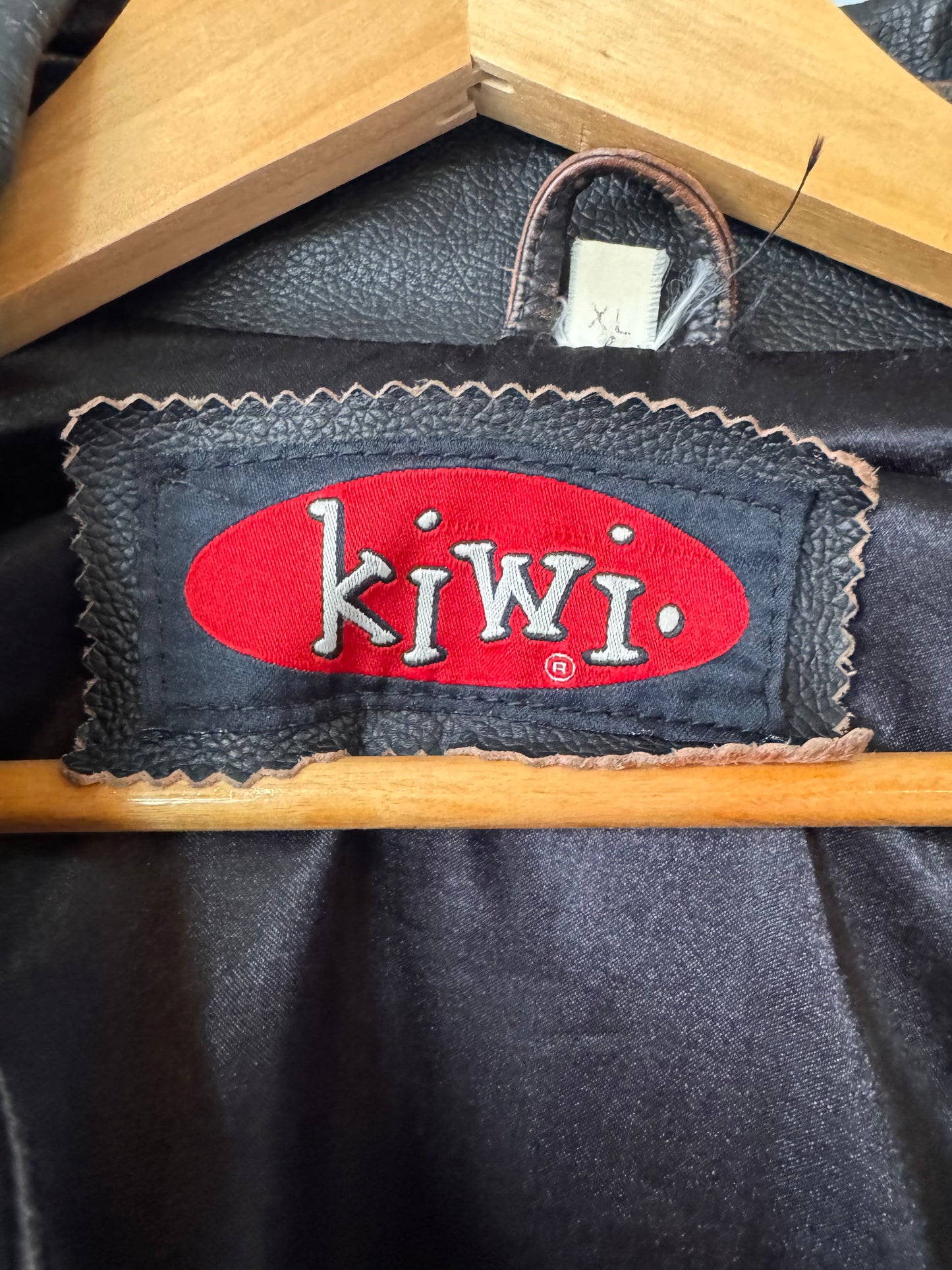 Kiwi Black Leather Jacket