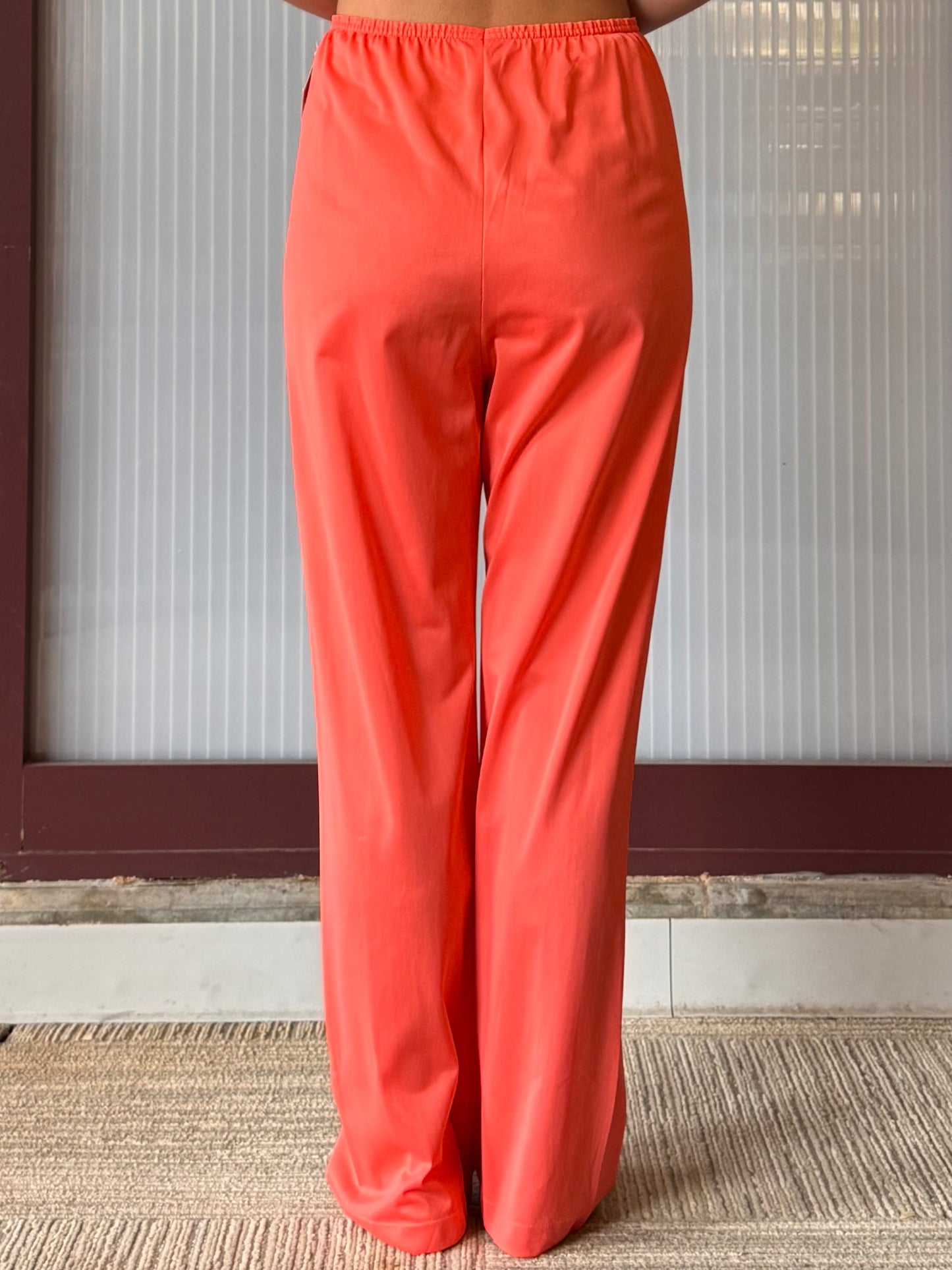 Orange Pajama Pants
