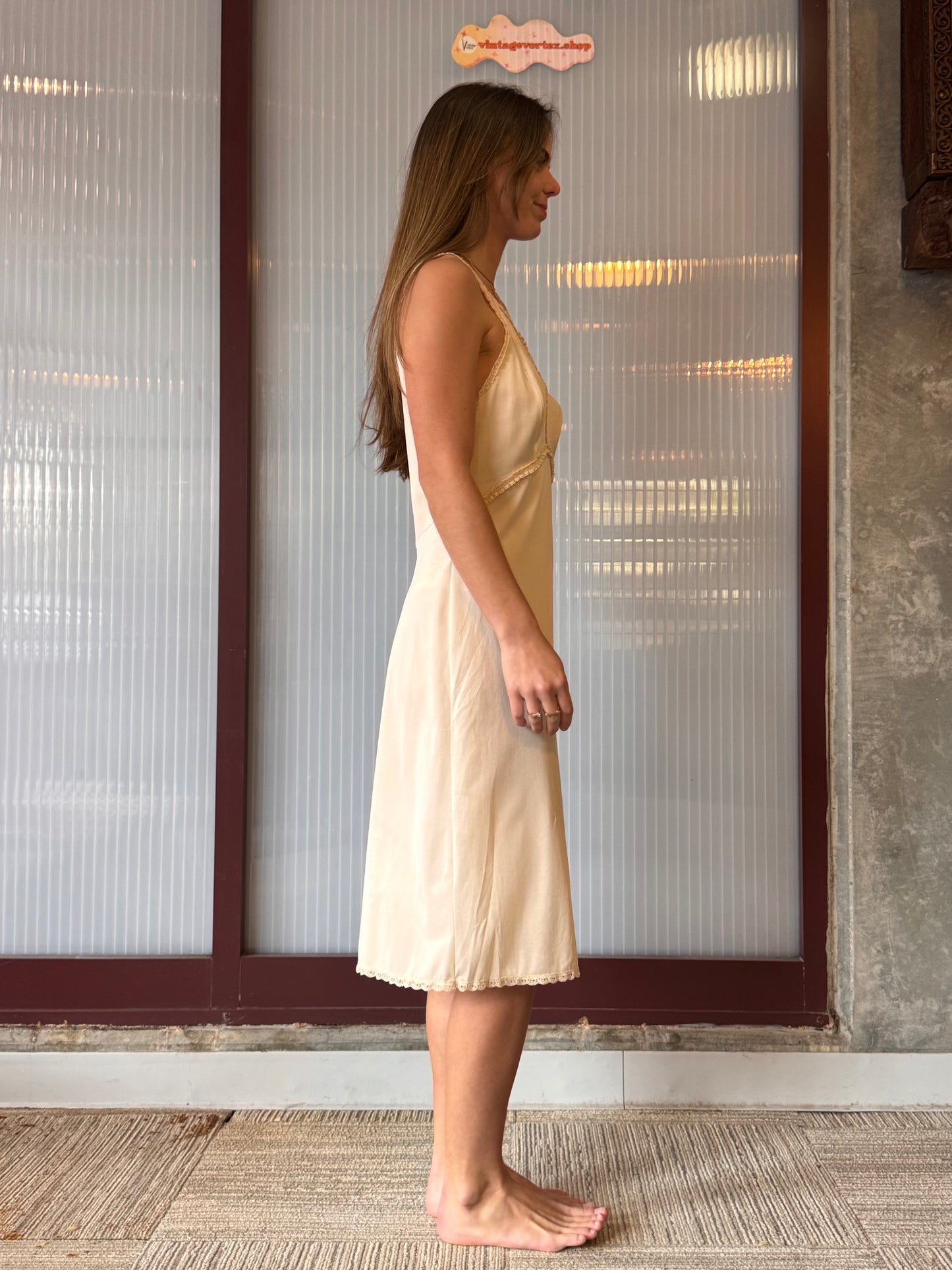 1970s Wonder Maid Cream Slip