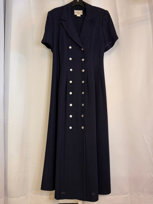 1980s does 1930s Navy Dress