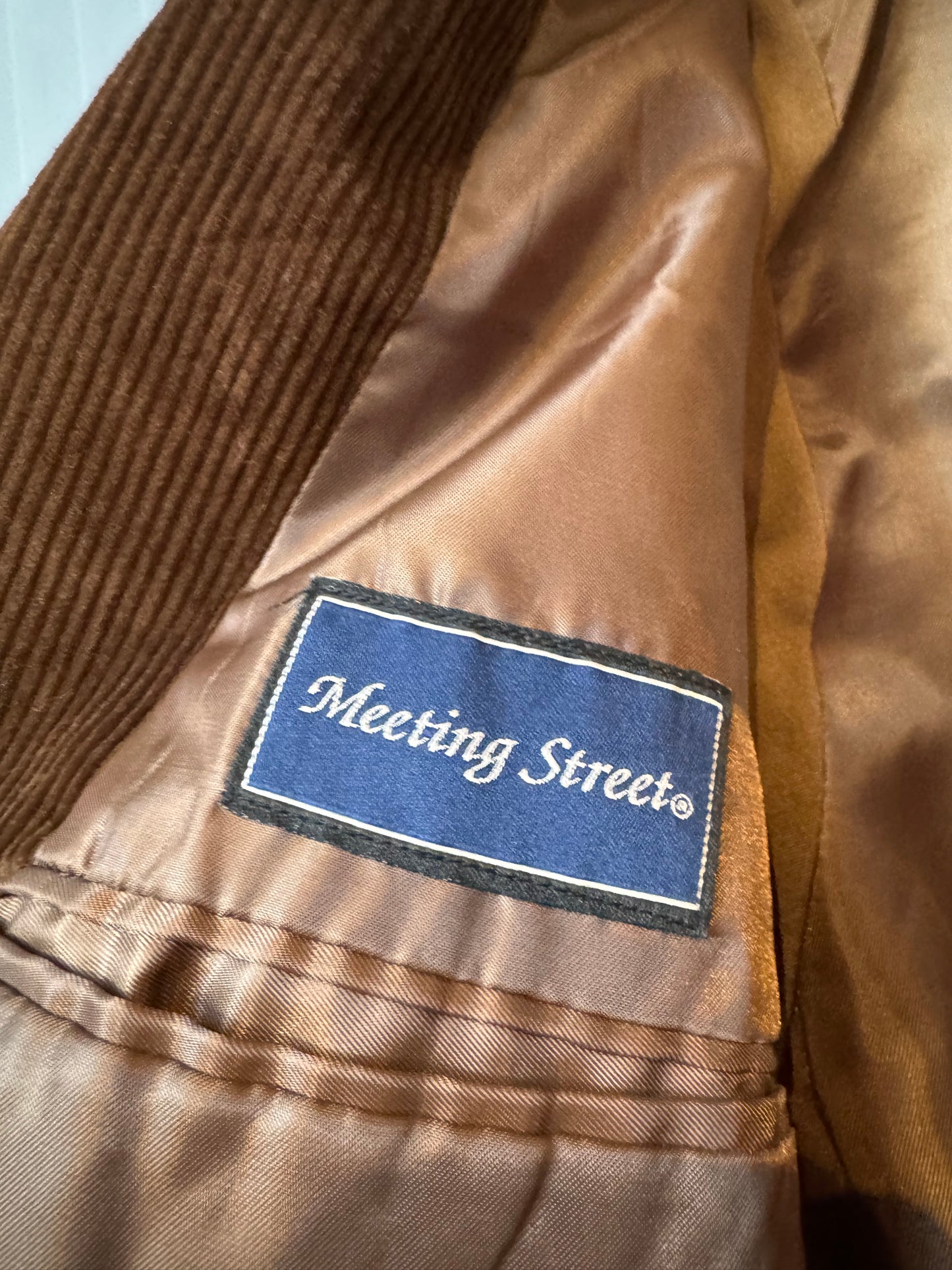 1980s Dark Brown Corduroy Blazer