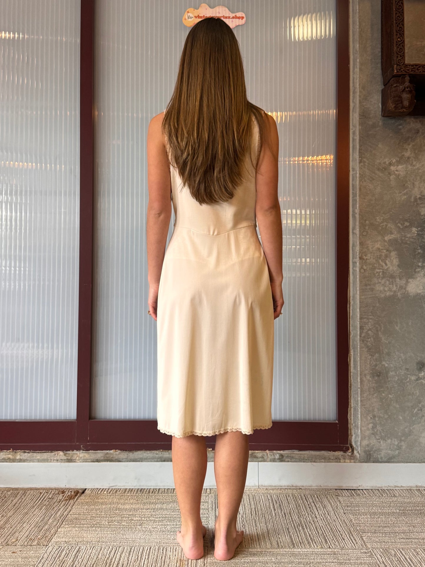 1970s Wonder Maid Cream Slip