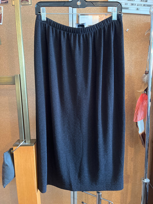 1980s Leslie Fay Black Skirt