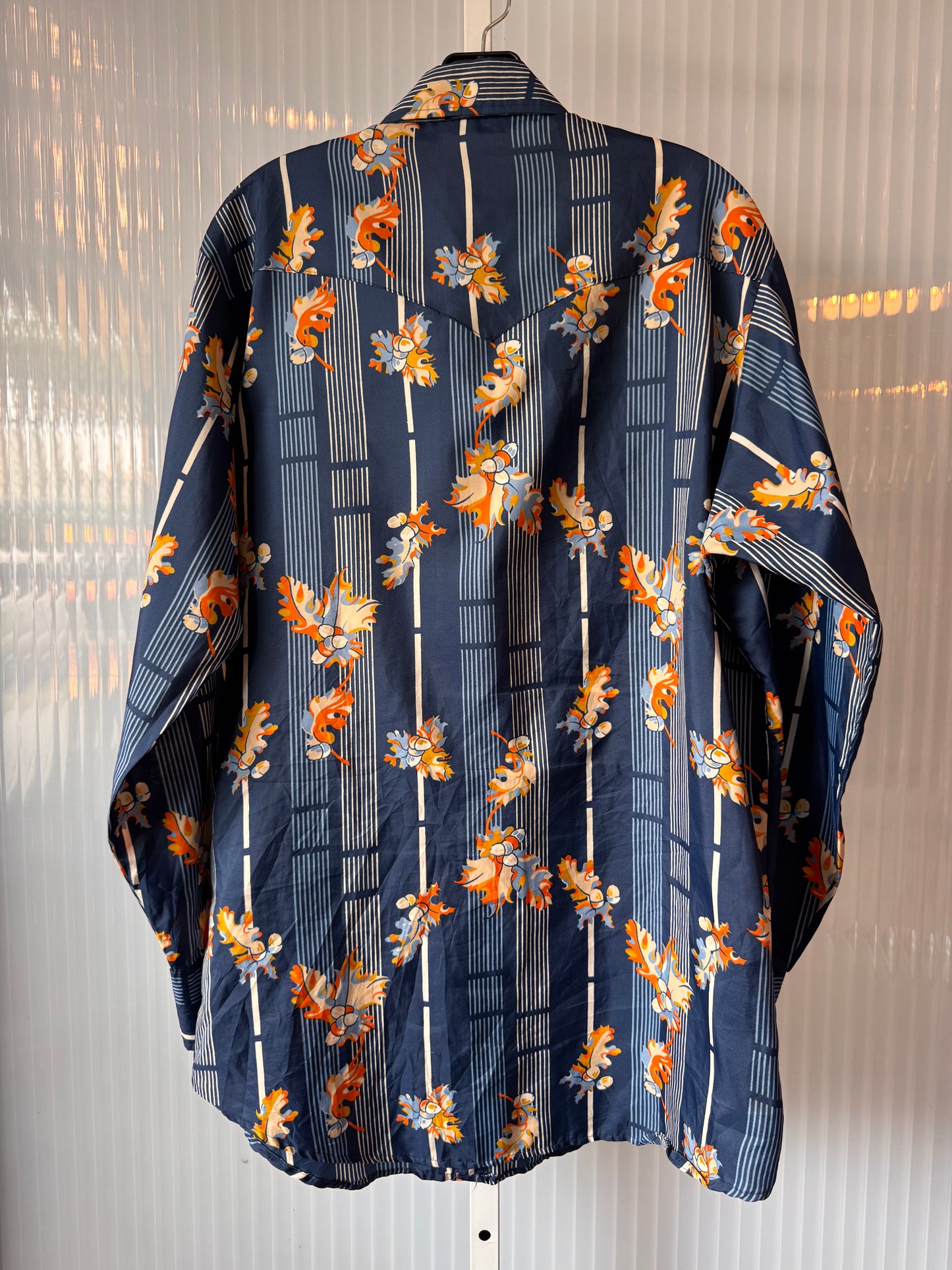 Lee Blue & Orange Western Shirt