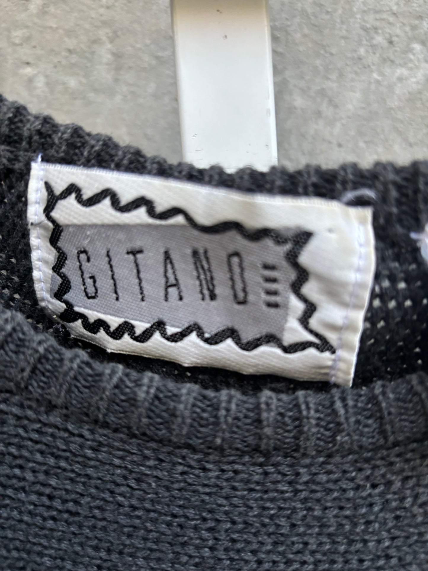 1980s Black Dolman Sweater