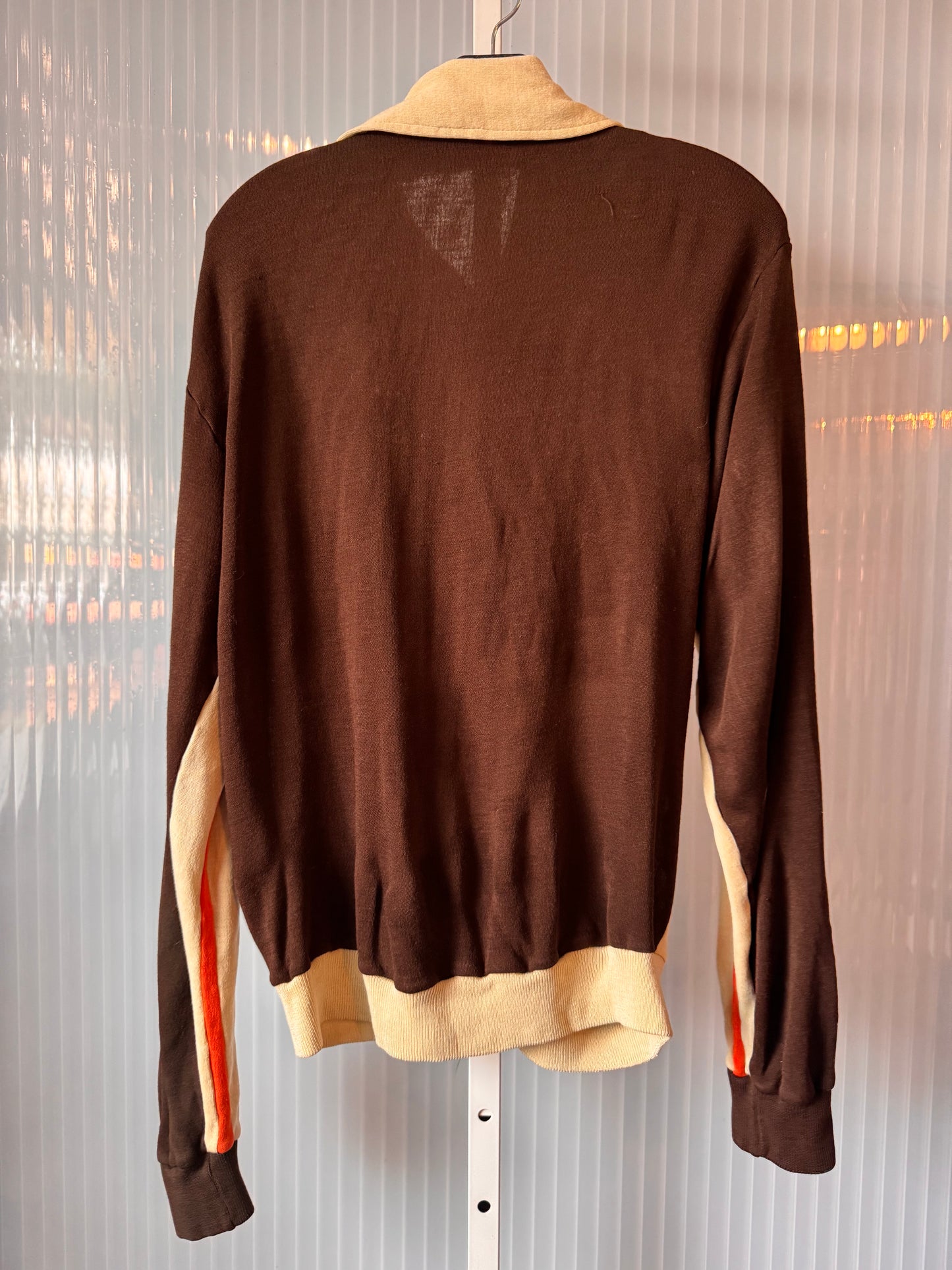 1970s Brown Zip Up Jacket