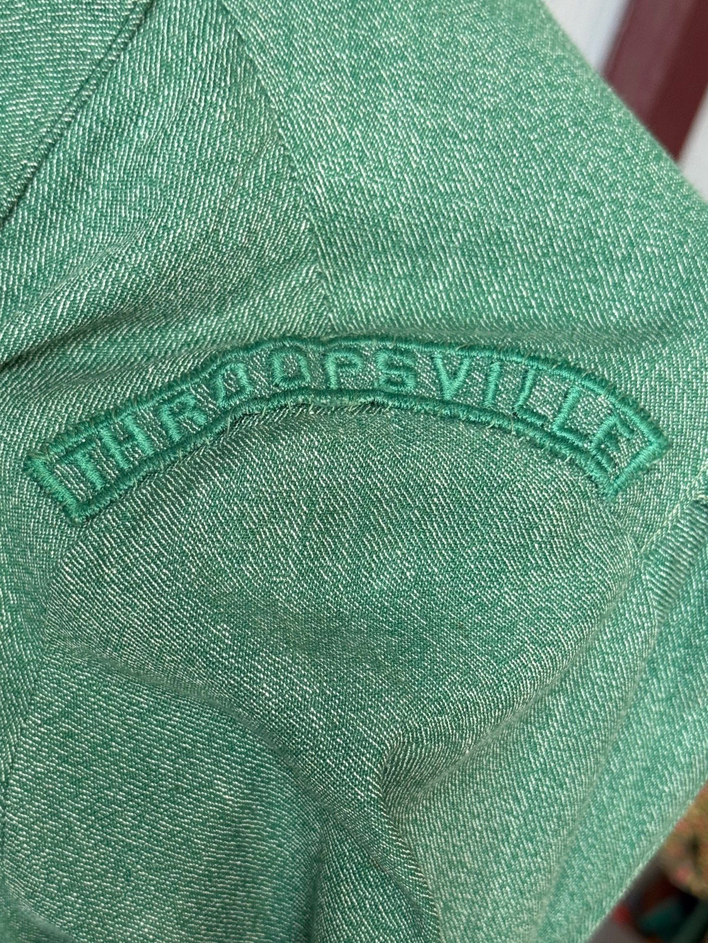 1950s Green Girl Scouts Dress