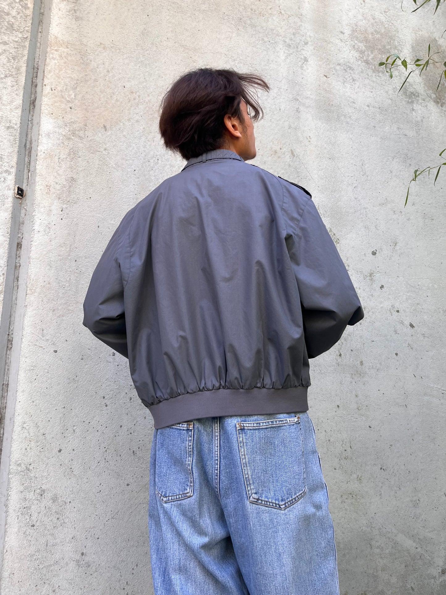 1980s Members Only Grey Jacket