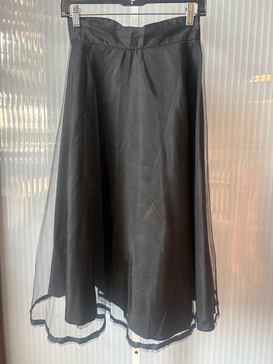 1950s? Black Layered Petticoat