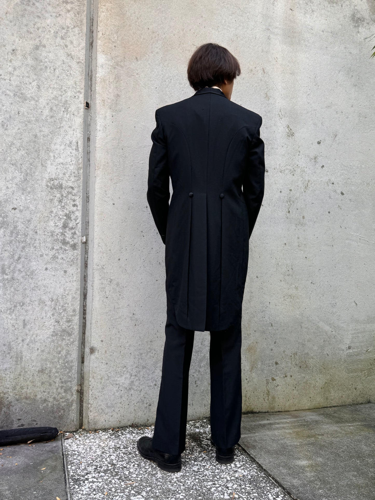 1980s Raffinati Black Tailcoat