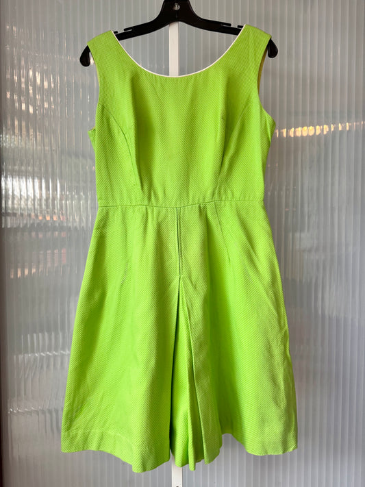 1980s Lane Bryant Lime Green Romper