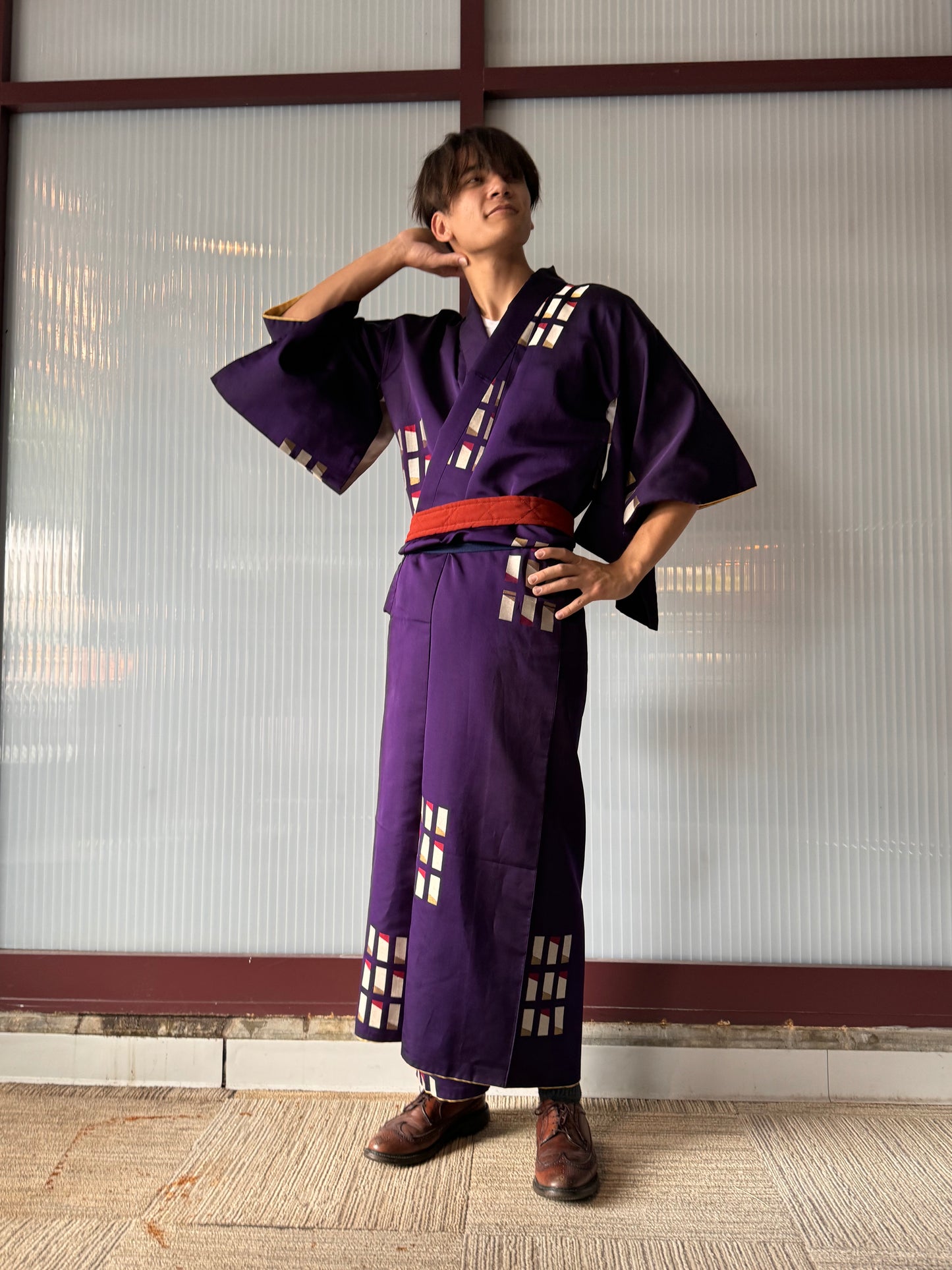 Purple Formal Kimono