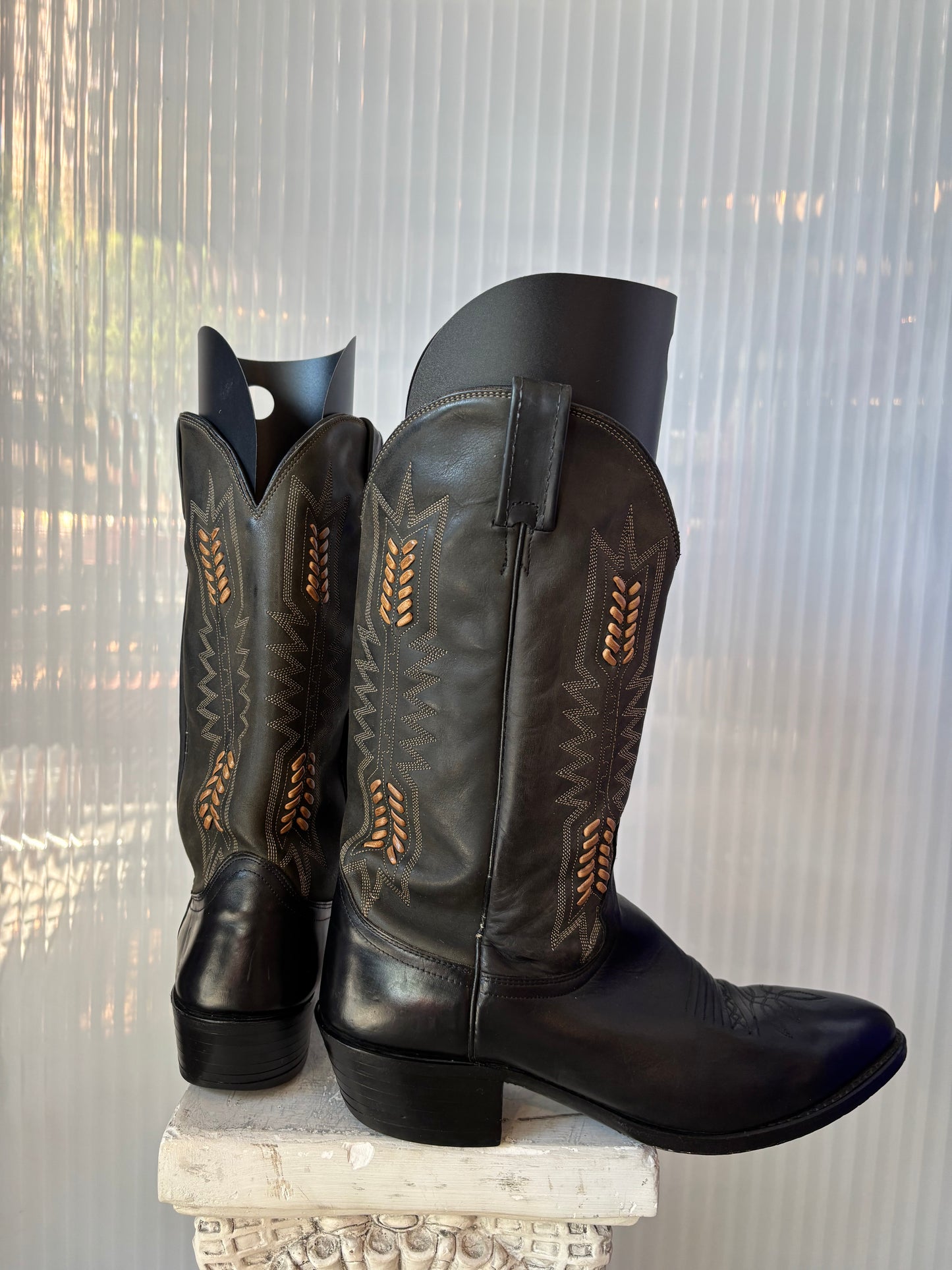 Dan Post 2-Tone Embroidery & Cording Boot 11D