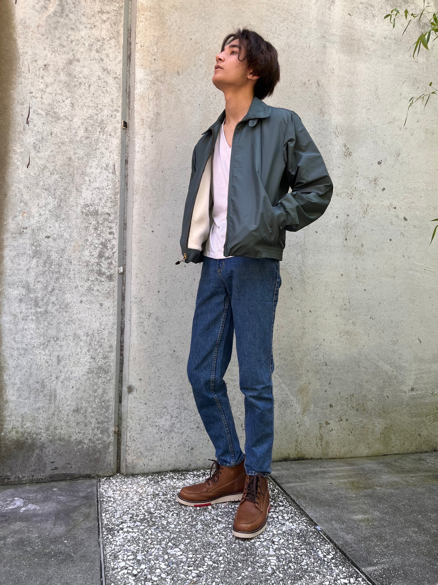 1960s McGregor Nylon Anti-Freeze Grey-Green Jacket