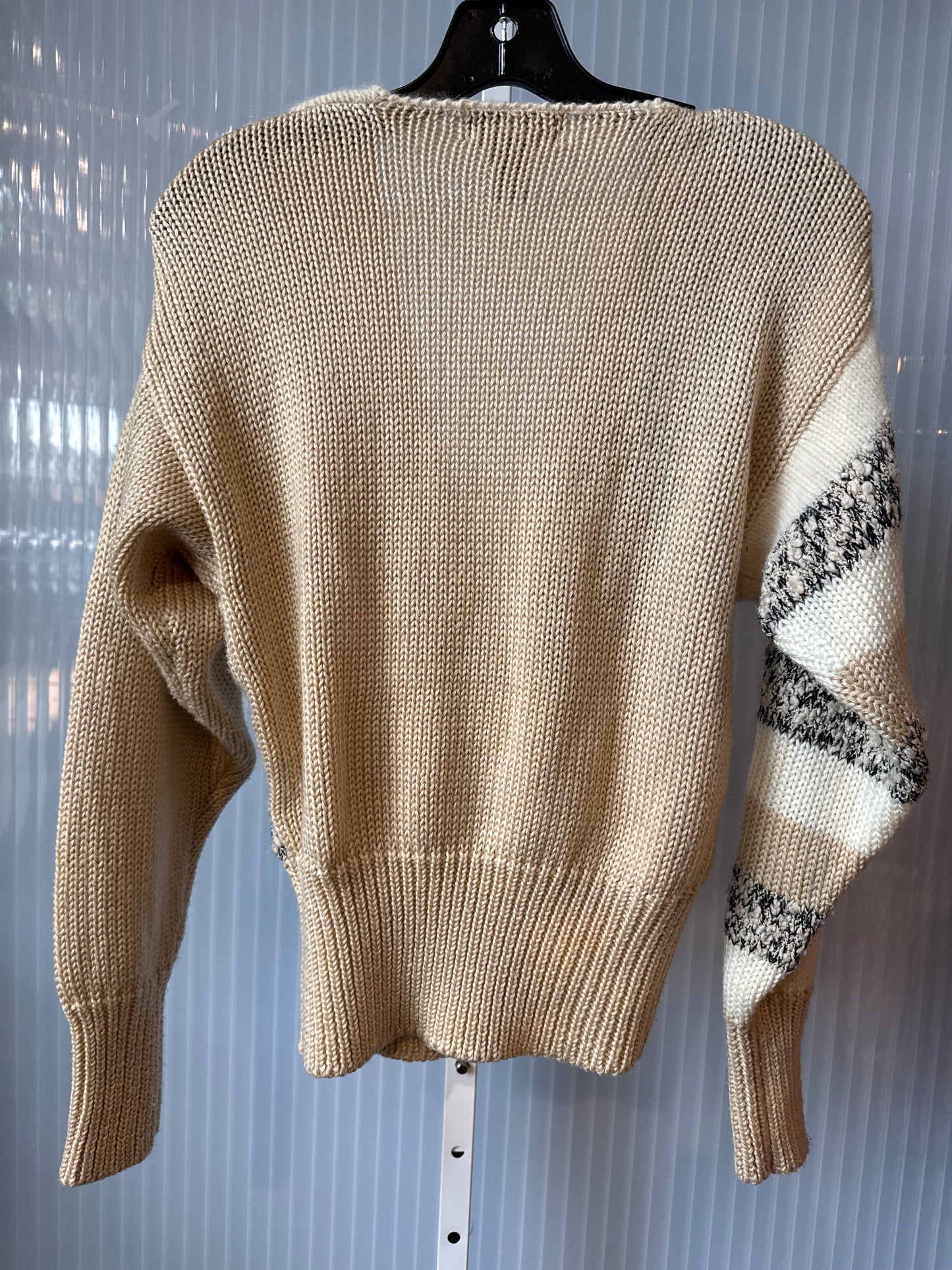 1980s Ce Zanne Knit V-Neck Sweater
