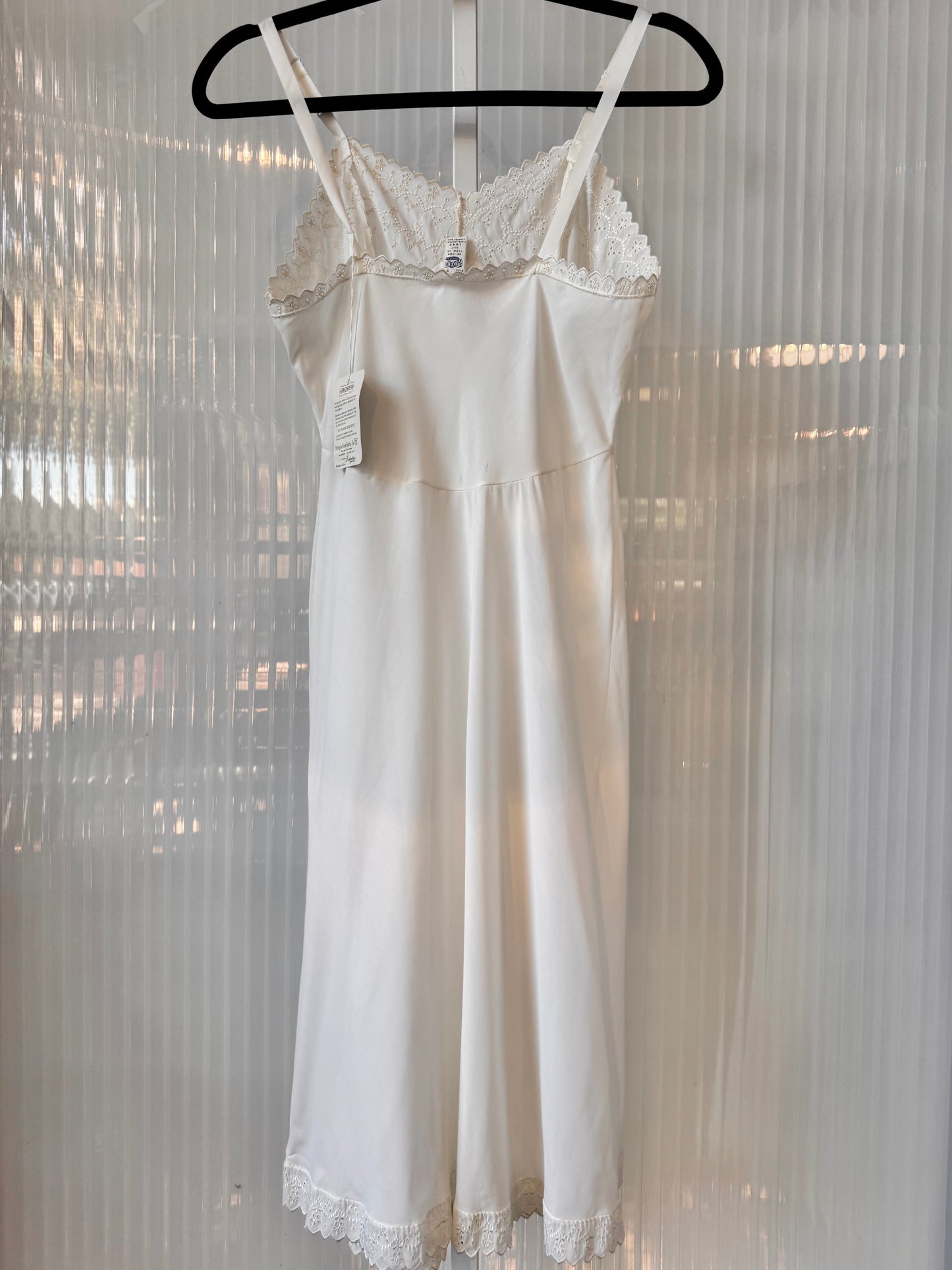 1970s Egyptian Cotton Slip Dress