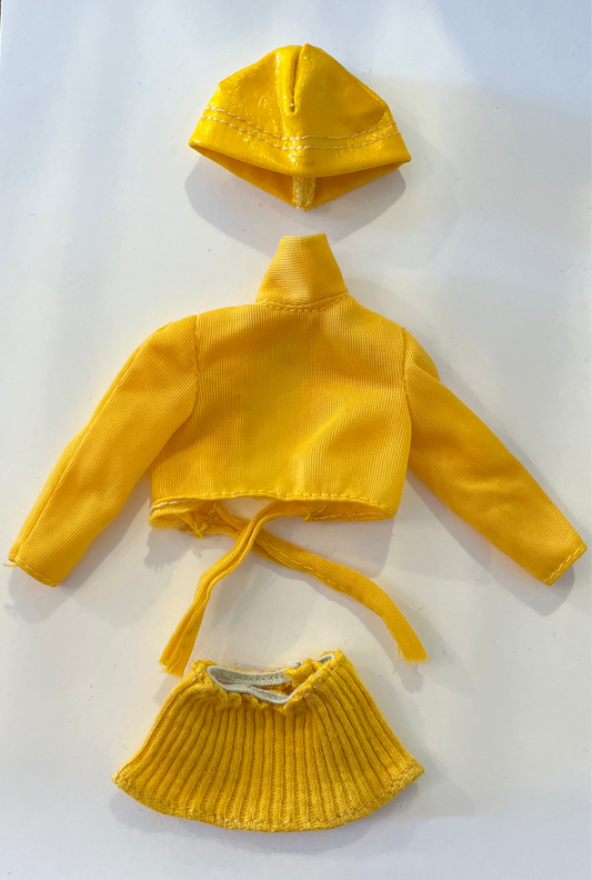 Yellow Barbie Set W/ Hat