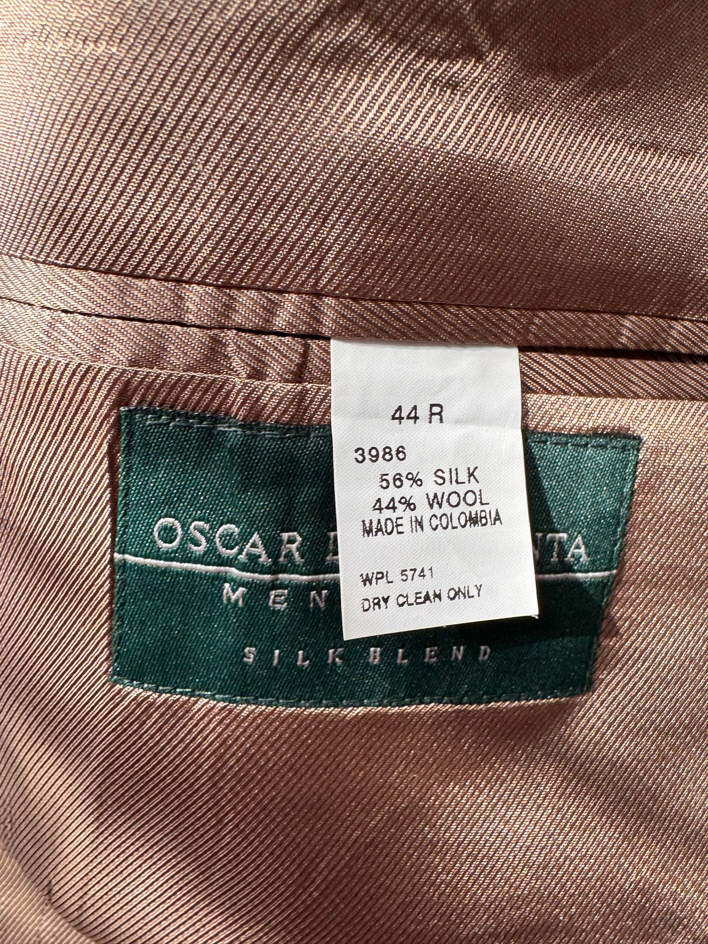 1980s Oscar de la Renta Brown Houndstooth Suit Jacket