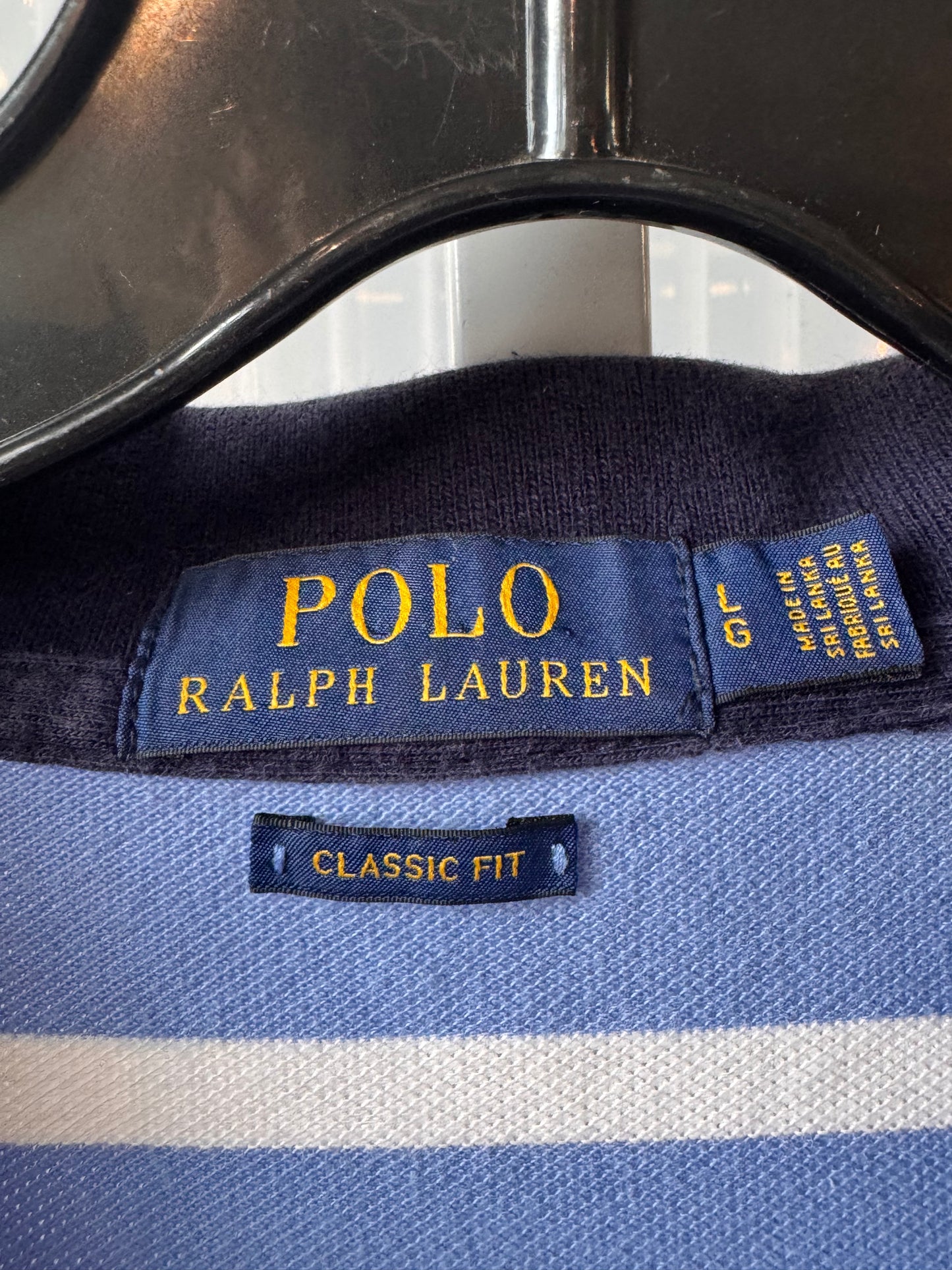 Polo Ralph Lauren Blue & White Striped Shirt