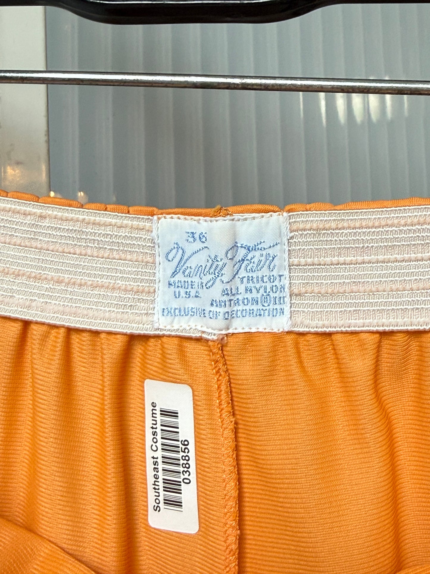 Late 50s/Early 60s Orange 2-Piece Pajama Set