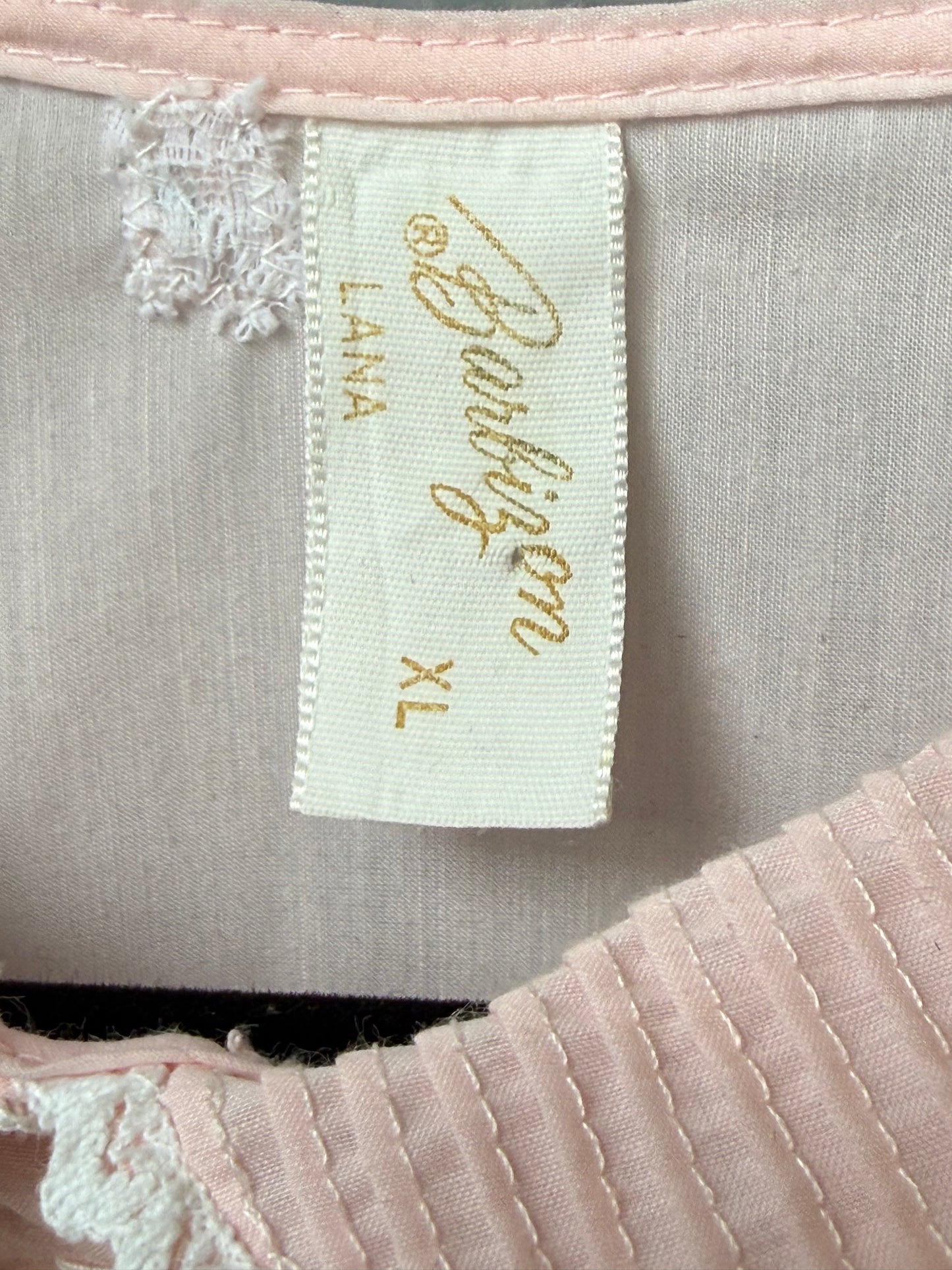 1960s Pink Long-Sleeve Button-Front Bed Jacket