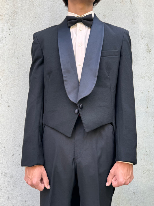 1980s Raffinati Black Tailcoat